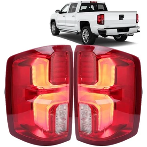 For Chevy Silverado 1500 LTZ 2016 17 2018 LED Tail Lights Rear Lamps Left+Right - Foto 1 di 12