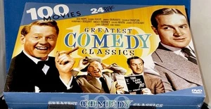 100 Greatest Comedy Classics (DVD 2012, 24-Disc Set) Golden Age New & Sealed A3 - Bild 1 von 2