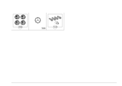 正品梅赛德斯-奔驰防盗车轮螺栓 001-990-17-07 — 第 1/2 张图片