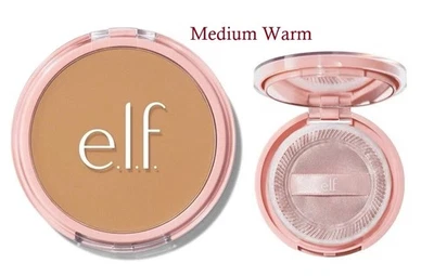elf Halo Glow Powder Filter MEDIUM WARM Pressed Finishing Powder  - Image 1 of 4