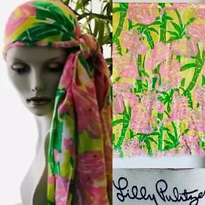 SCIARPA FENICOTTERO paillettes collezione target 20° anniversario LILLY PULITZER NUOVA CON ETICHETTE O/S - Foto 1 di 12