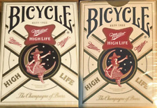 Cartes à jouer bière Bicycle Miller High Life - Édition limitée - SCELLÉES