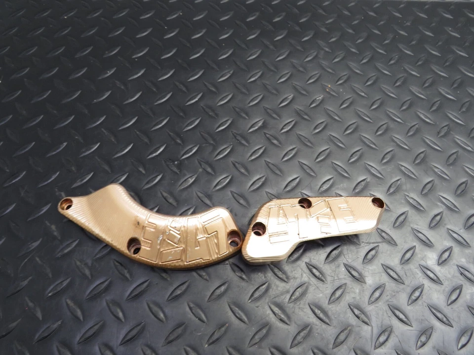 09-14 YAMAHA YZF R1 YZFR1 MERCADO DE ACCESORIOS YOSHIMURA CUBIERTA DE MOTOR PROTECTORES Foto 1 de 4