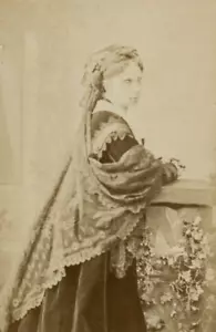 CDV Fotografien Le Jeune in Paris, Marguerite von Parma, Herzogin von Madrid - Bild 1 von 8