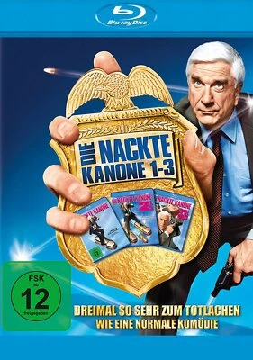 Die nackte Kanone 1 + 2 1/2 + 33 1/3 - 3-Movie - Trilogie # 3-BLU-RAY-BOX-NEU