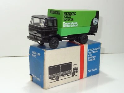 LION CAR 43 DAF F2000 / 2200 HENKES   (372) LION TOYS - Image 1 of 4