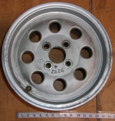 12" by 6.5" Aluminum Suzuki Front Wheel - Image 1 of 4