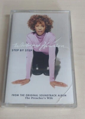 Whitney Houston: Step By Step. 2 Track Cassette.. Please Read Description  - Image 1 of 4
