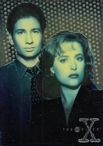 X-Files Season 1 1995 Topps Finest Chromium Insert Card X1 of 4 - Picture 1 of 1