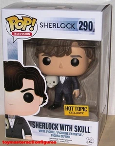 Funko Pop 2015 TV SHERLOCK SHERLOCK MIT SCHÄDEL #290 HT EXC Vinly Figur AUF LAGER - Bild 1 von 1