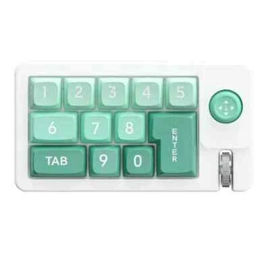 Mechanical Gaming Keyboard with JS Knob Programmable RGB Hot Plug Wired 12Keys - Picture 1 of 11