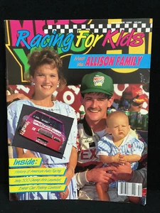 Racing For Kids Magazine December 1990 Issue Davey Allison Cover - Imagen 1 de 6