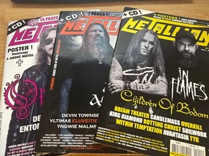Metallian Magazine Issues 111, 112, 114 - 2019 NO CDs - Picture 1 of 7
