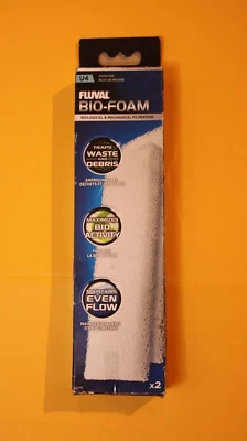 Fluval U4 Bio-Foam Pad Replacement Underwater Aquarium Filter Media A488 - U4 - Image 1 of 4