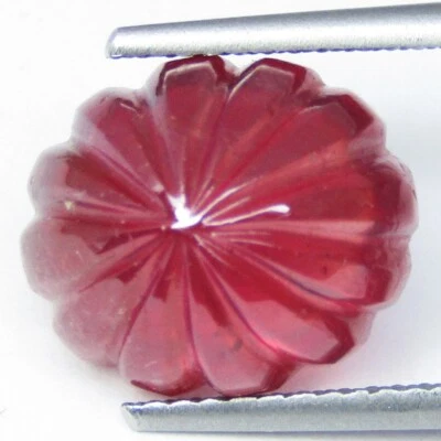 Piedras preciosas sueltas talladas ovaladas rubí africano genuino natural brillante de 11,16 quilates - VDO Foto 1 de 4