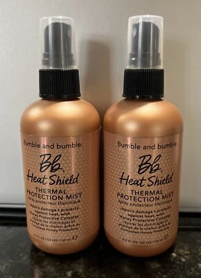 NUEVO 2X Bumble and Bumble Bb. Niebla de protección térmica Heat Shield 4,2 oz/125 ml cada una Foto 1 de 2
