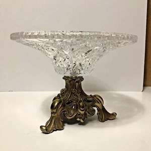 Midcentury Art Deco Hollywood Regency Stil Standfuß Bonboniere/Schale Germany - Bild 1 von 6