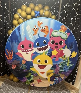  Fondos De Tela Circulares Con Logo  - Picture 1 of 22