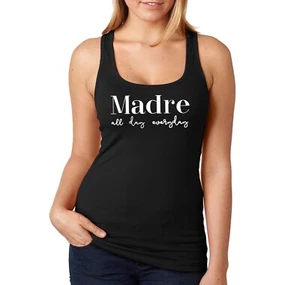 XtraFly Apparel Women's Madre All Day Everyday Mother's Day Momma Mom Racerback - Picture 1 of 7
