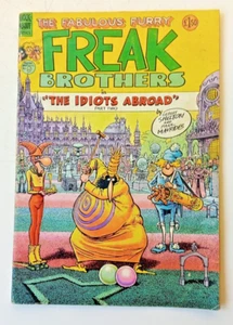 The Fabulous Furry Freak Brothers no 9 in The Idiots Abroad part two 1985 US - Picture 1 of 11