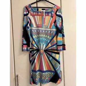 Same Pattern Worn By Emily Emilio Pucci Silk Dress - Picture 1 of 4