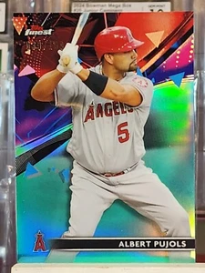 2021 Topps Finest Aqua Refractor /199 Albert Pujols - Picture 1 of 2