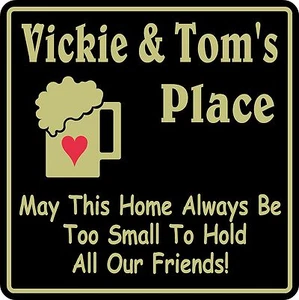 Personalized Welcome Sign # 37 Friends Home Decor Gift Custom USA Made - Picture 1 of 1