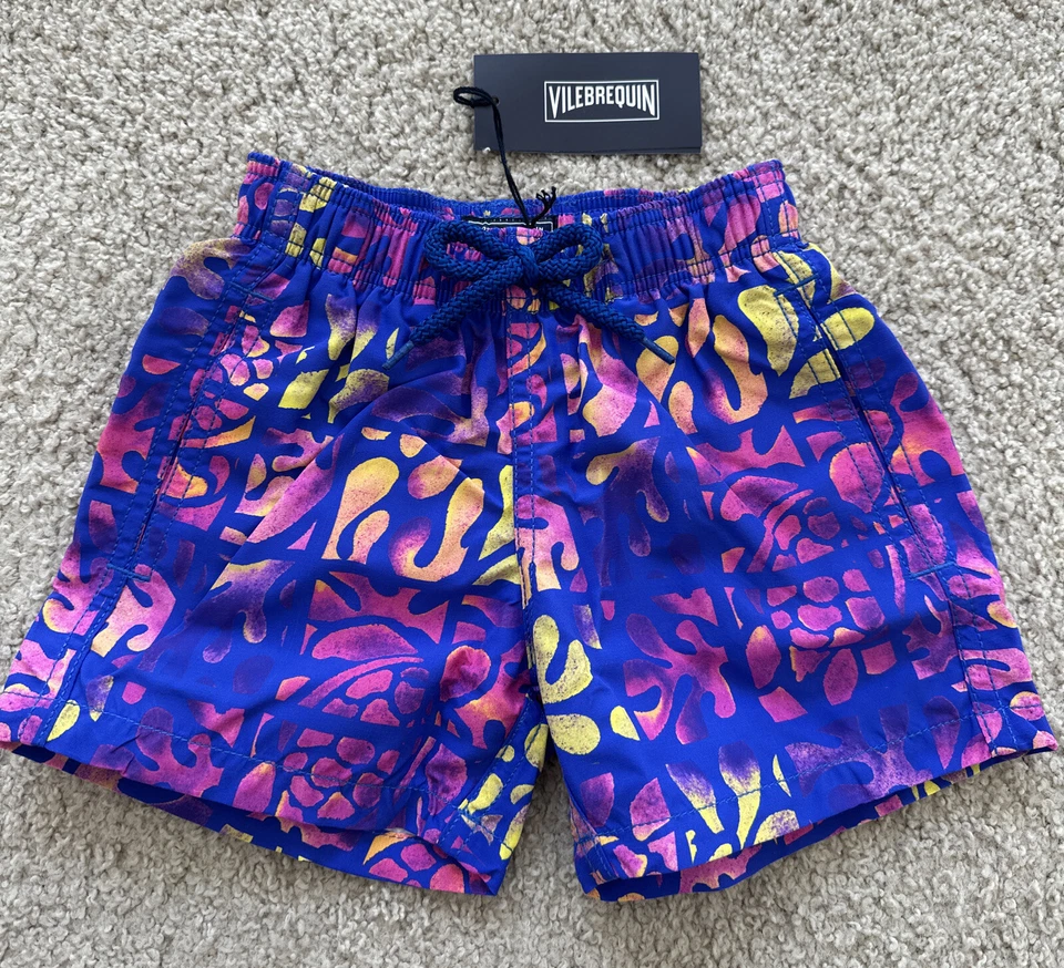 NWT 100% Authentic VILEBREQUIN Swim Trunks -  2 YEARS - KIDS - MULTICOLOR - Image 1 of 4