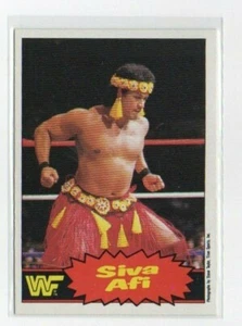 Siva Afi - 1985 O-Pee-Chee WWF 2nd series #34 wrestling card OPC - Picture 1 of 1
