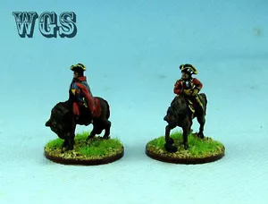 15mm WGS Guerra de los Siete Años YM Pintado Rusia Comando y Oficiales de Estado Mayor RB3 - Imagen 1 de 5