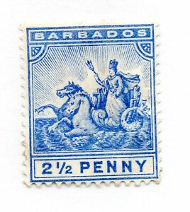 Barbados - SG# 109 Mint no gum / wmk crown CA   -    Lot 0122201