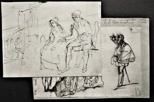 Dessins attribués à Paul-Emile DESTOUCHES - Picture 1 of 4