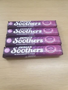 Halls Soothers Blackcurrant 4 PACKS x 45g (ONLY £6.39) FREEPOST - Picture 1 of 12
