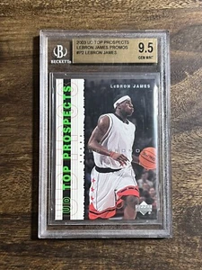 2003 UD Top Prospects - Lebron James Promos #P2 Rookie BGS 9.5  LA Lakers - Picture 1 of 2