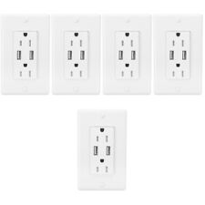  5 Pieces US Socket Accents for Home Household Decor Multipurpose