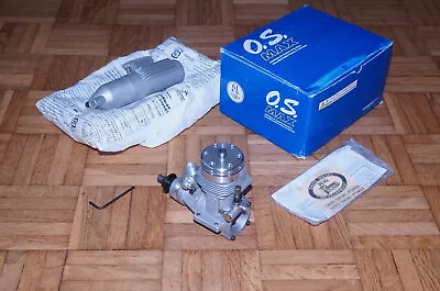 OS Max 61 FX DDD  Diesel 10cc 2-Stroke RC Model Engine 17750 & Silencer Vintage! - Image 1 of 4