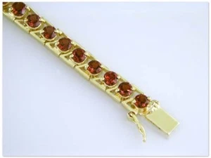 JDL GARNET TENNIS BRACELET - Picture 1 of 1