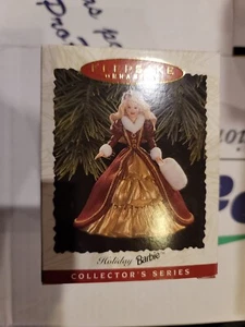 Hallmark Keepsake Ornament 1996 Holiday Barbie bambola #4 ornamento natalizio - Foto 1 di 1