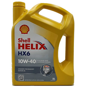 Shell Helix HX6 10W-40 5 Liter Motoröl MB 229.3 VW 502 00 505 00 10W40 RN0700