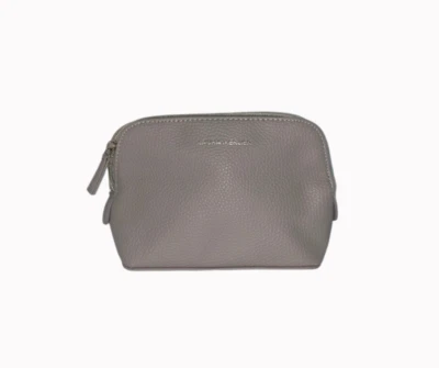 Bolso Laura Mercier Cuero Sintético Guijarro Taupe 8" x 5.5" x 2.5" Sellado Nuevo Foto 1 de 3
