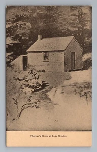 Thoreau's Home at Lake Walden Vintage Postcard - Picture 1 of 2