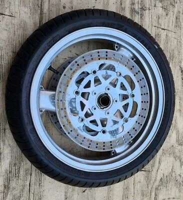 1991-1995 Kawasaki ZX7r Ninja 750 roda dianteira polida F-1285 1994-1997 Zx9r 900 - Imagem 1 de 4