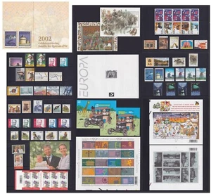 Belgium 2002 Sealed Bpost Year pack - POCHETTE ANNUELLE - MNH complete Year Set - Picture 1 of 11