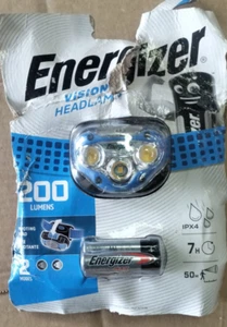 Energizer Vision 200 Lúmenes Antorcha Brillante Faro LED con 3 Pilas AAA - Imagen 1 de 4