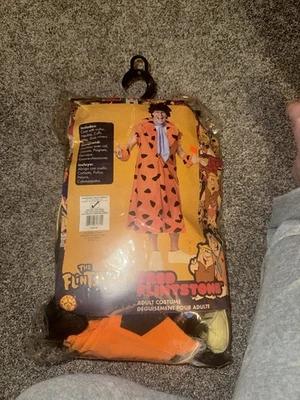 Костюм для Хэллоуина Rubie's взрослый Fred Flintstone размер XL до размера 38 - Изображение 1 из 4