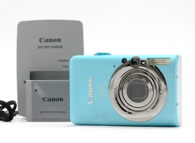 Canon IXY 110 IS (ELPH 130 IS) Blue Digital Camera [Excellent-] Works from Japan - Image 1 of 4