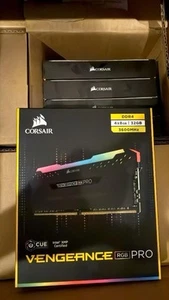Corsair Vengeance RGB Pro 32GB (4x8GB) DDR4 RAM 3600MHz (CMW32GX4M4D3600C18) - Picture 1 of 1