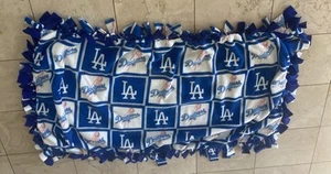 Los Angeles Dodgers MLB Custom Throw Blanket Size 4x2feet Color Blue & White - Picture 1 of 2