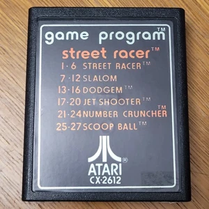 Street Racer [Etiqueta de texto, # etiqueta final] - Suelto - Bueno - Atari 2600 - Imagen 1 de 2
