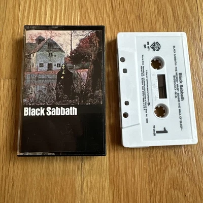 BLACK SABBATH Cassette Tape Self Titled (1970) Ozzy Osbourne Heavy Metal Tested - Image 1 of 4